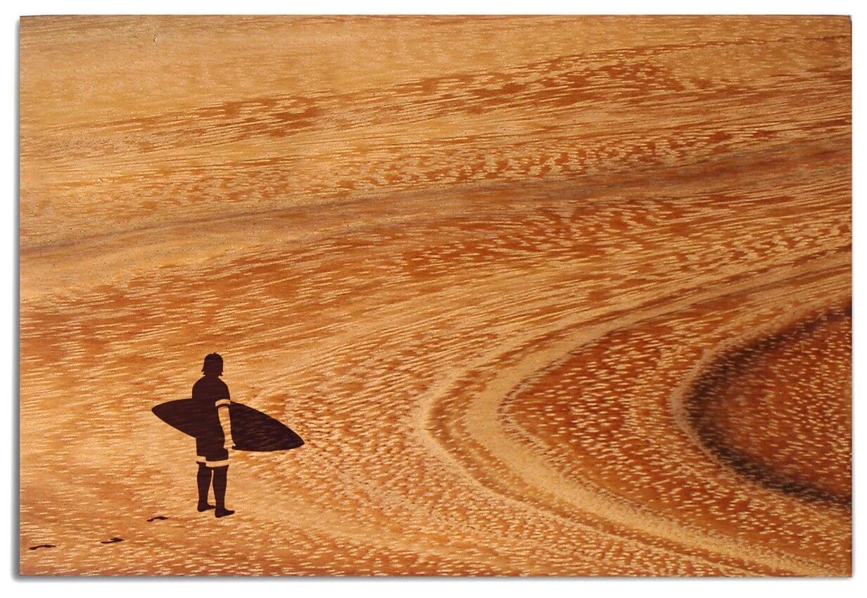 Weihnachtsgeschenke für Surfer : Frühstücksbrett Surfer