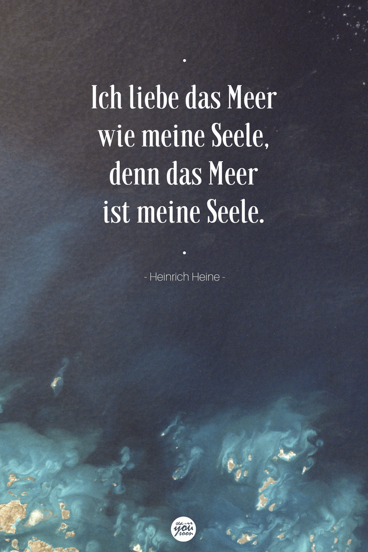 Meer Zitate Heinrich Heine Sea You Soon